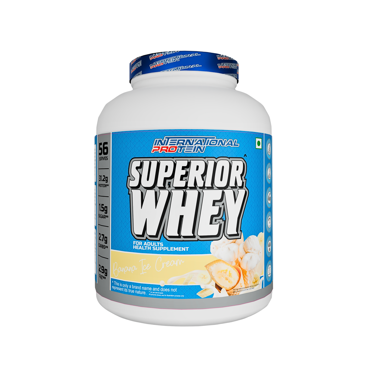 International Protein Superior Whey Protein (Australian) 5lbs - 56 Servings