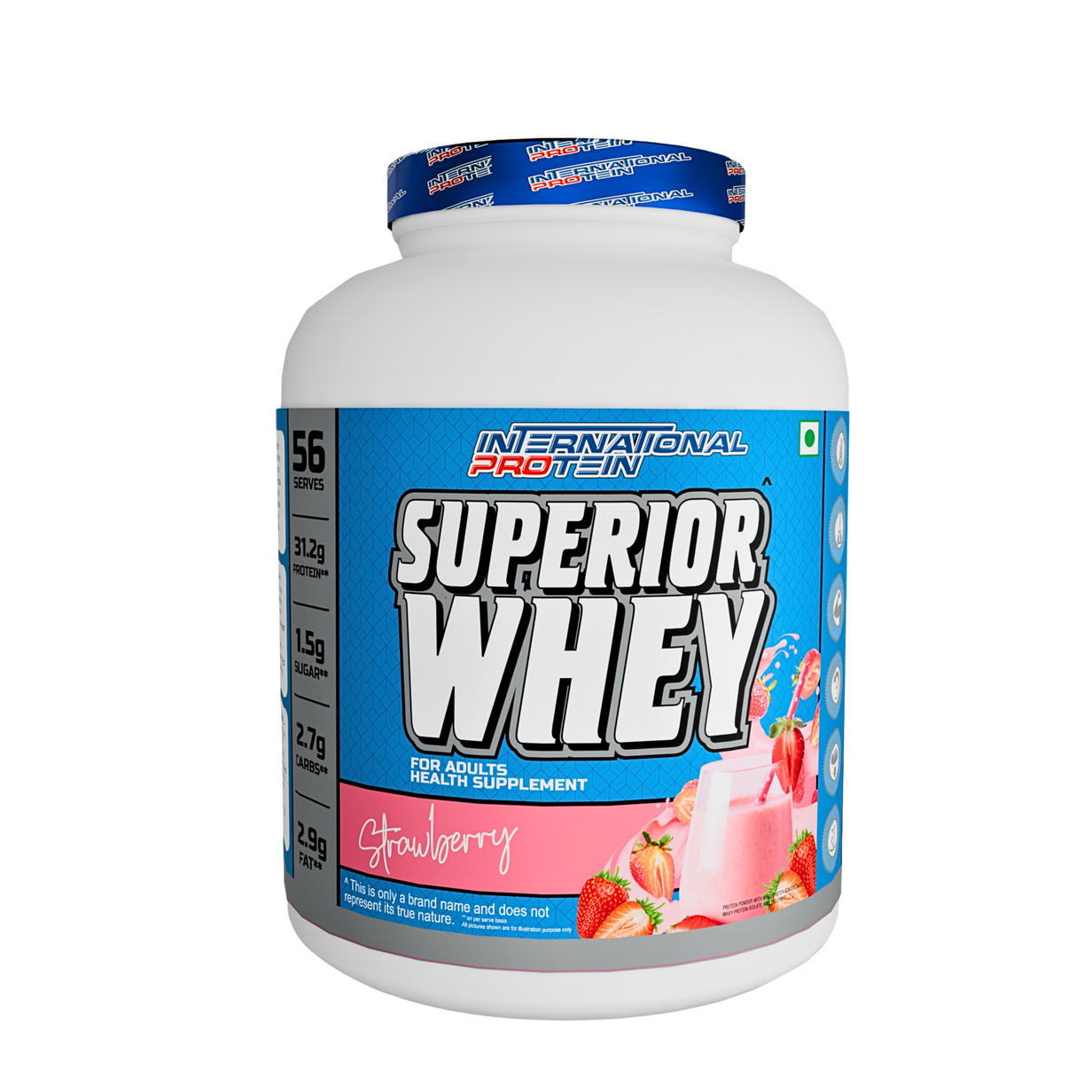 International Protein Superior Whey Protein (Australian) 5lbs - 56 Servings