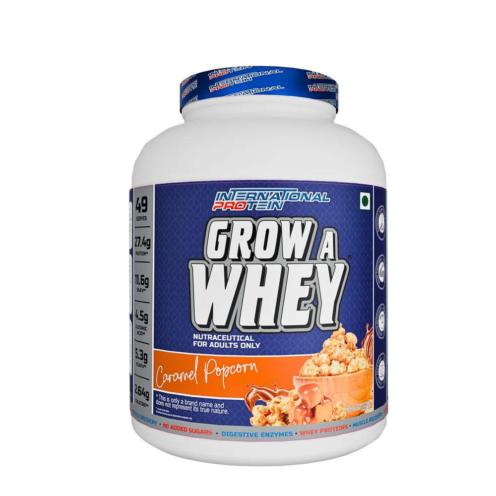 International Protein Grow A Whey Protein 5 Lbs (Australian) - 49 Servings