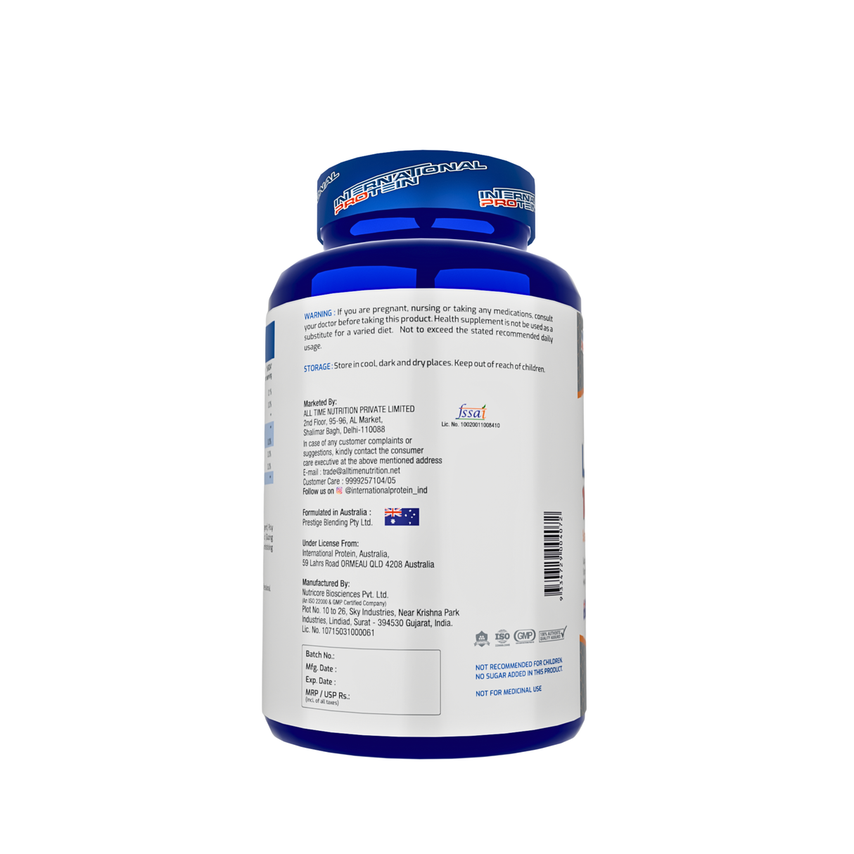 International Protein L-arginine - 90 Servings