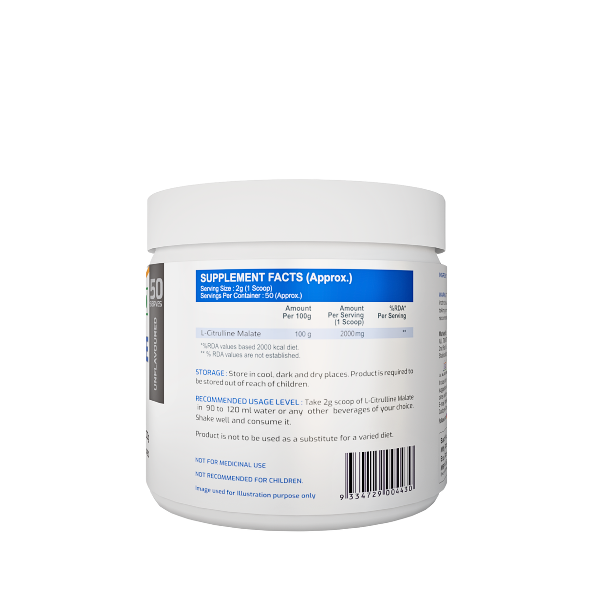 International Protein Citrulline Malate 100g - 50 Servings