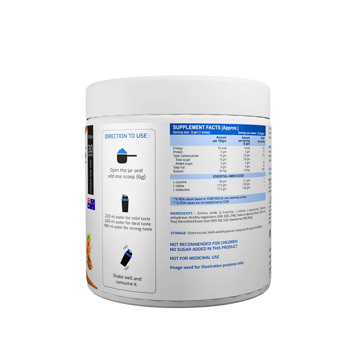 International Protein BCAA 2:1:1 - 10 Servings