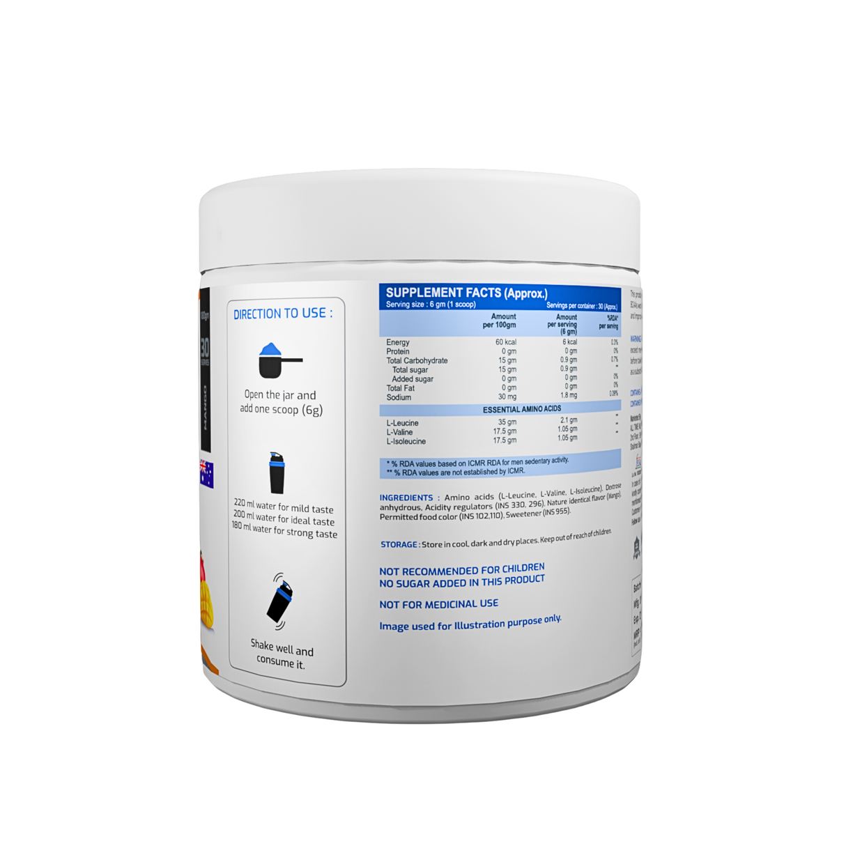 International Protein BCAA 2:1:1 - 10 Servings