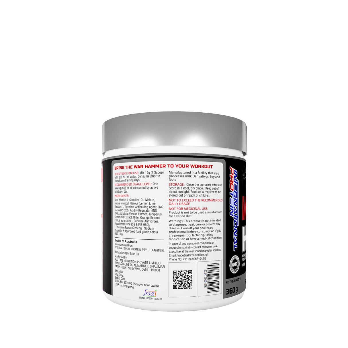 International Protein War Hammer - 30 Servings
