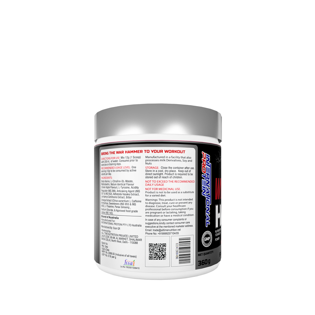 International Protein War Hammer - 30 Servings