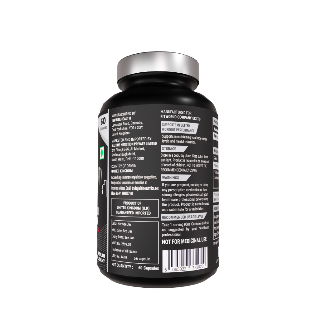 BRITPRO London Zinc Magnesium Vitamin B6 - 30 Servings