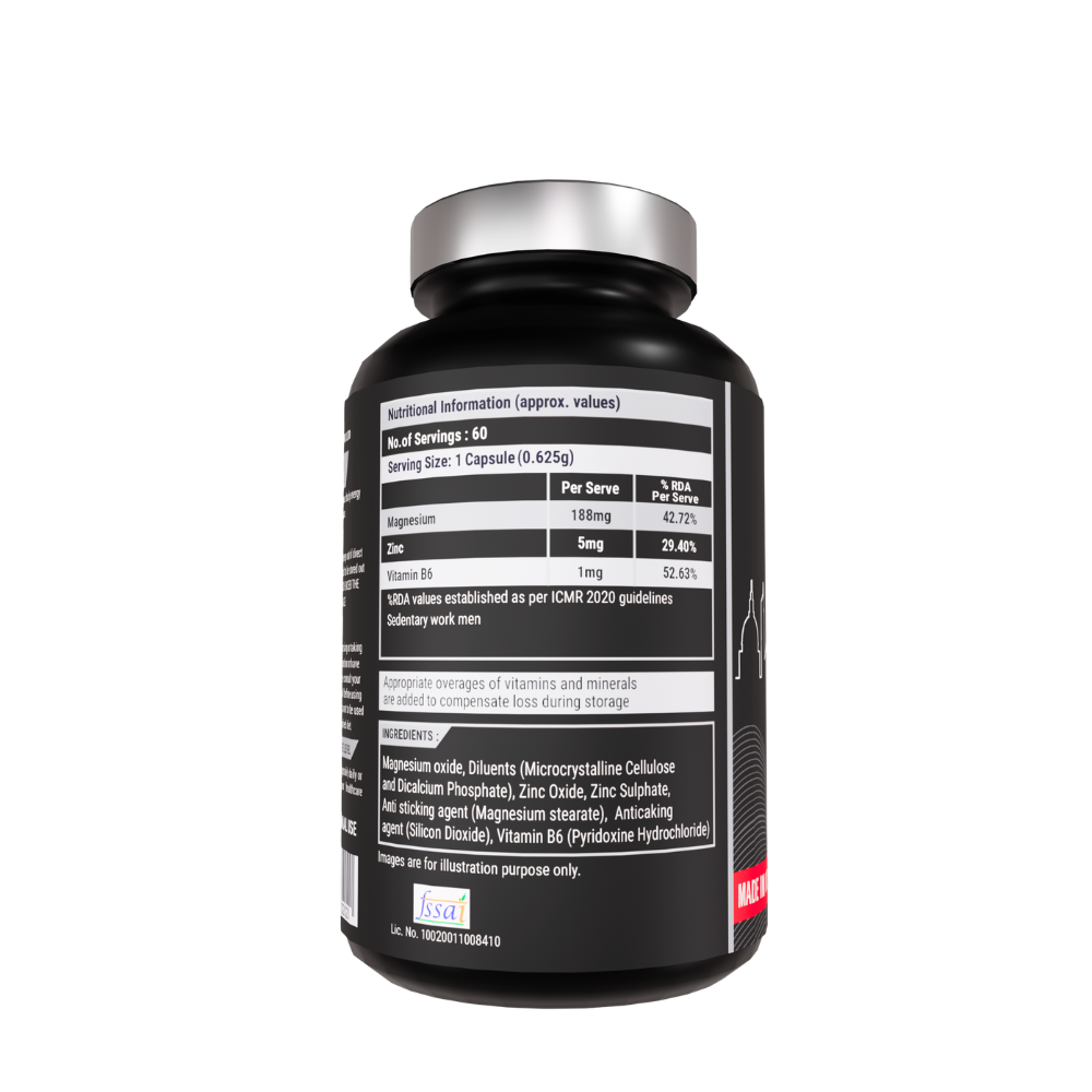 BRITPRO London Zinc Magnesium Vitamin B6 - 30 Servings