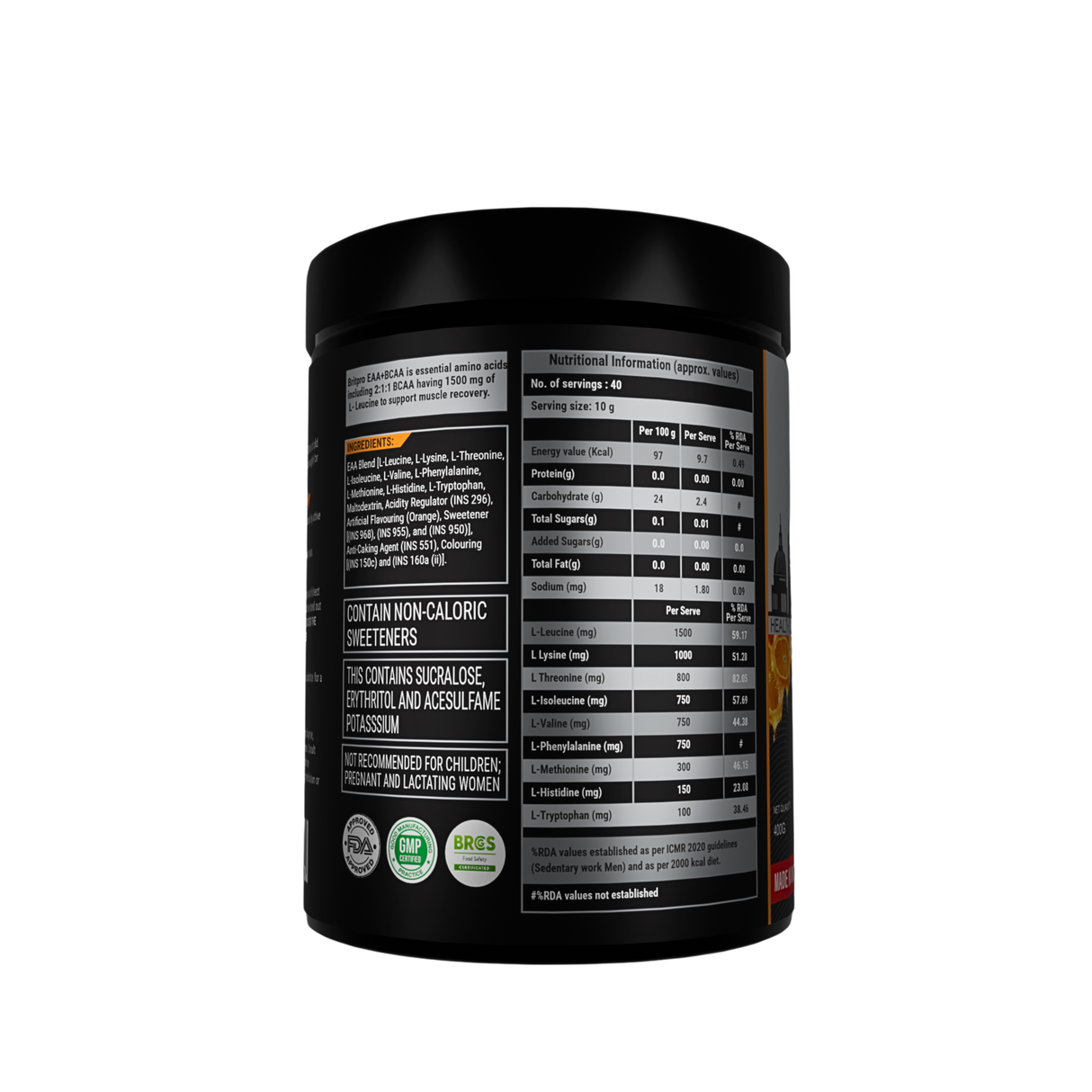 BRITPRO London EAA 400G - 40 Servings