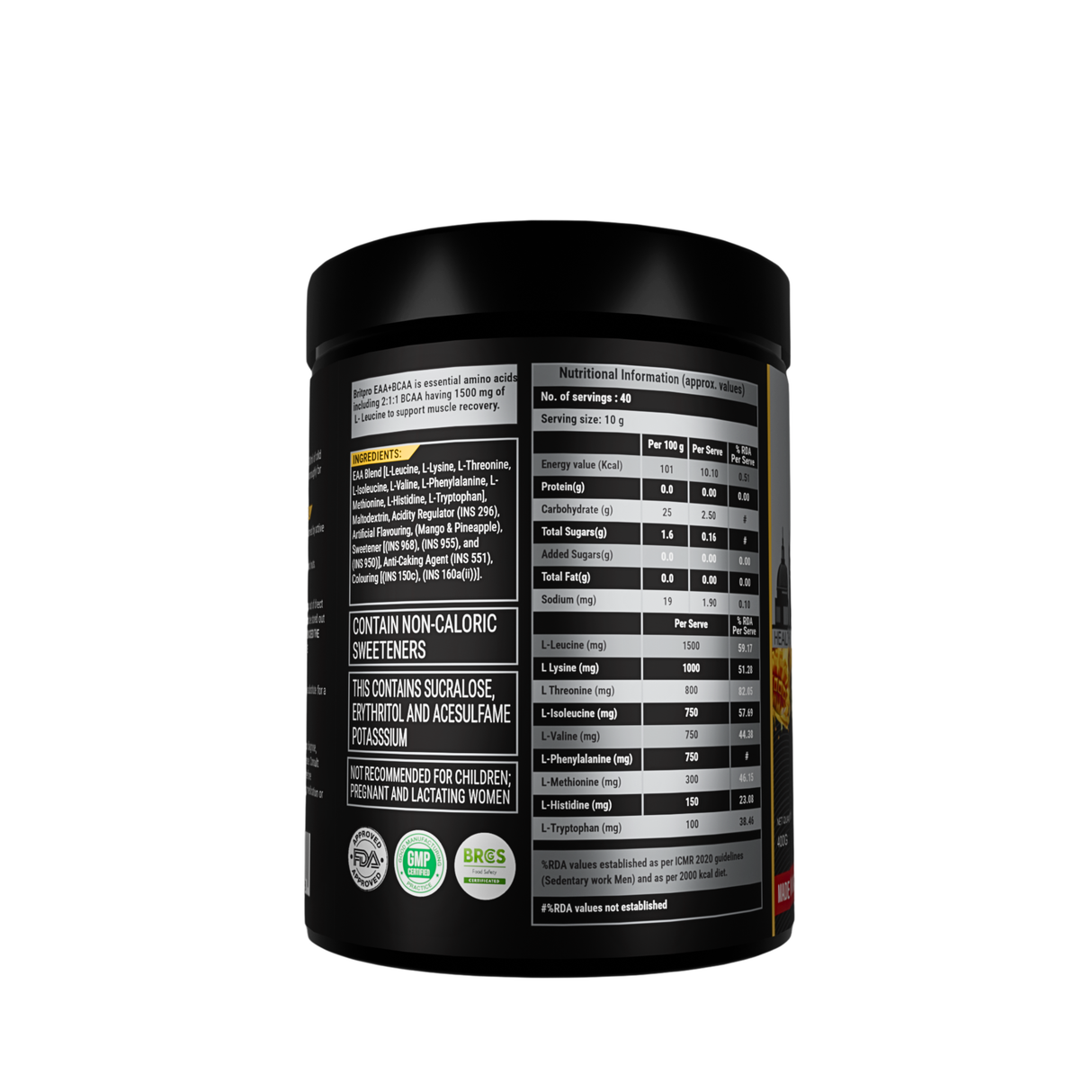 BRITPRO London EAA 400G - 40 Servings