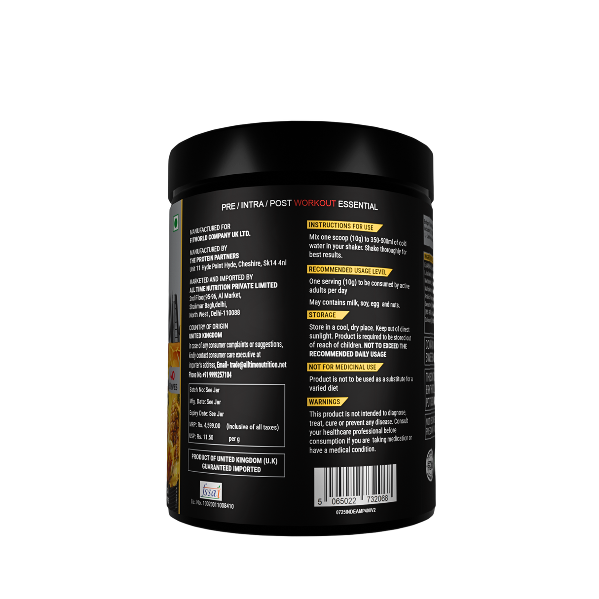 BRITPRO London EAA 400G - 40 Servings