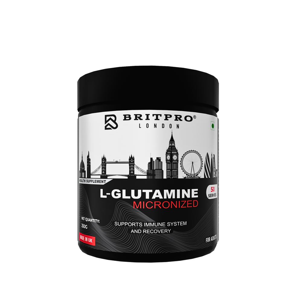 BRITPRO London L-Glutamine 250g - 50 Servings
