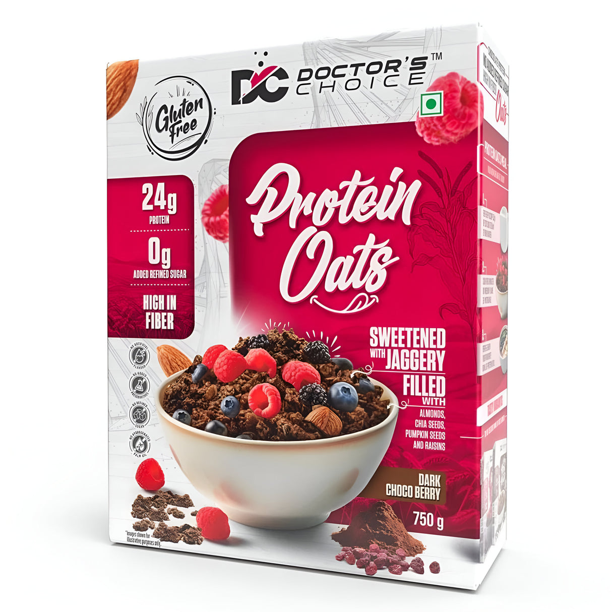 Doctor's Choice Protein Oats 750 gm ( 15 Serving )