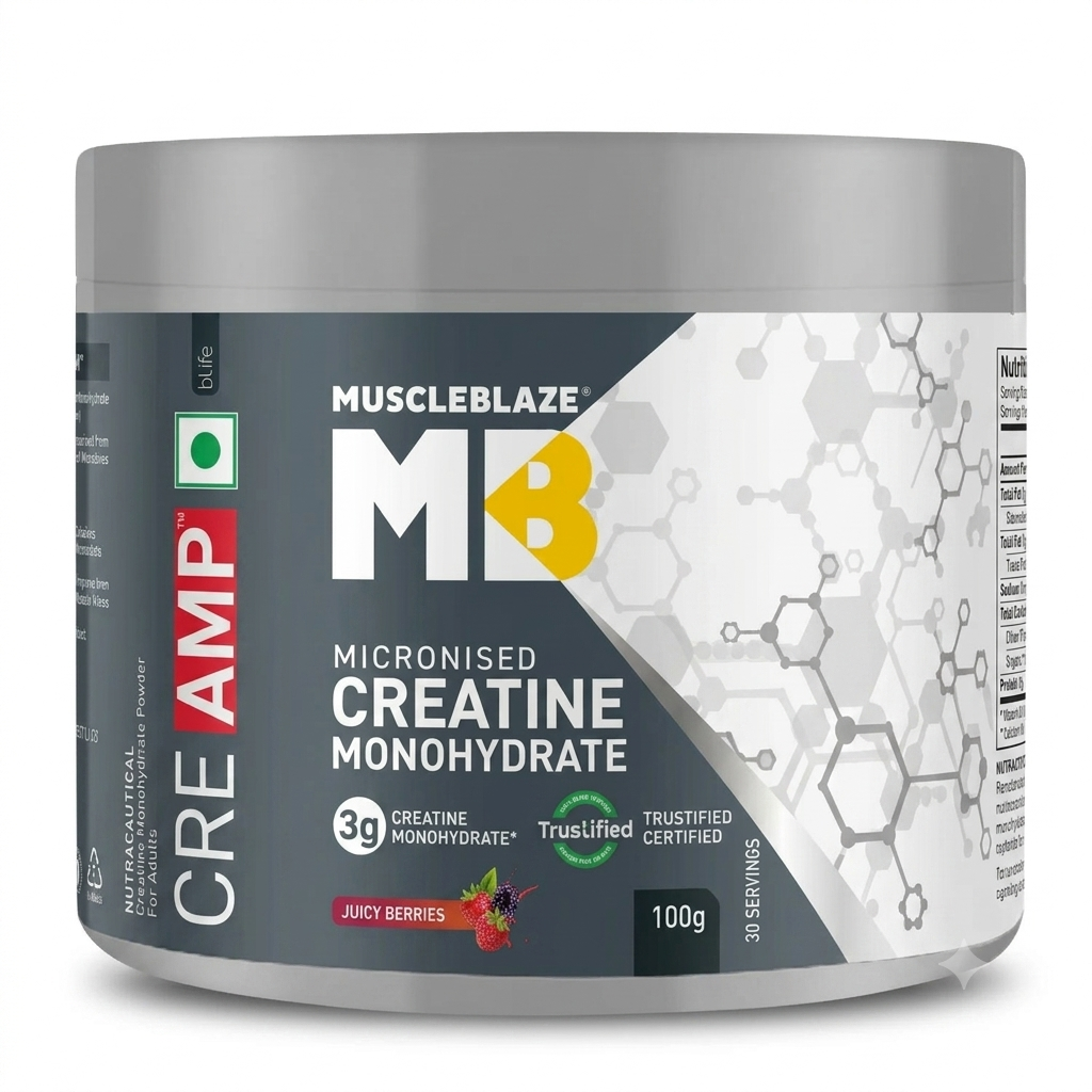 MuscleBlaze Creatine Monohydrate CreAMP 100gm