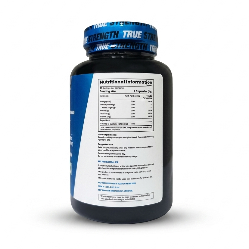 BPI Sports NAC N-Acetyl L-Cysteine | 60 Capsules (30 Servings)