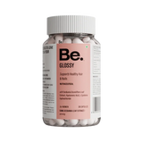 BE Wellness Glossy Hair & Nail Supplement | L-Cysteine, Hyaluronic Acid & Vitamin E | 20 Veg Capsules