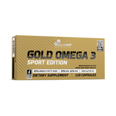 Olimp Sport Nutrition Gold Omega 3 Sport Edition | 120 Capsules