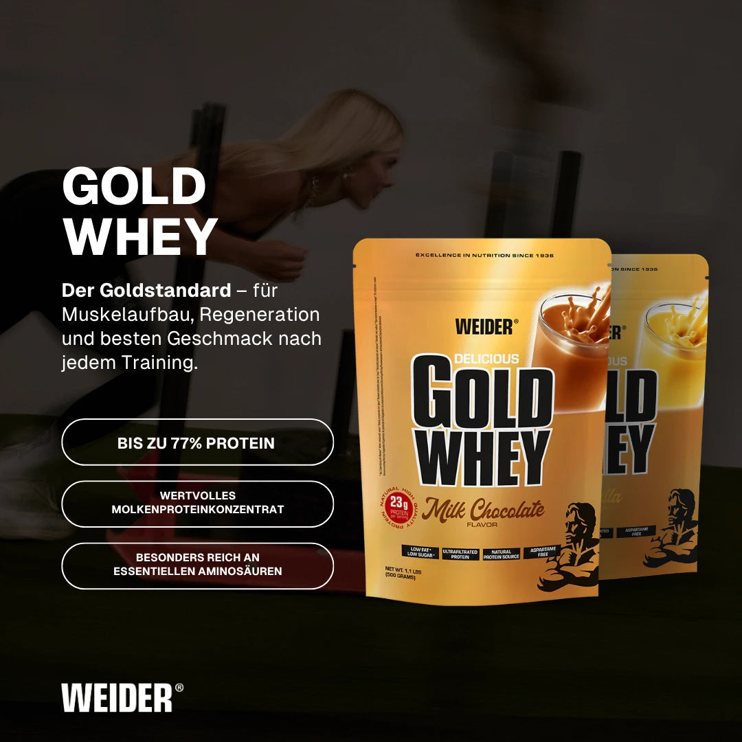 Weider Delicious Gold Whey Protein Powder | 2kg (4.4 lb)
