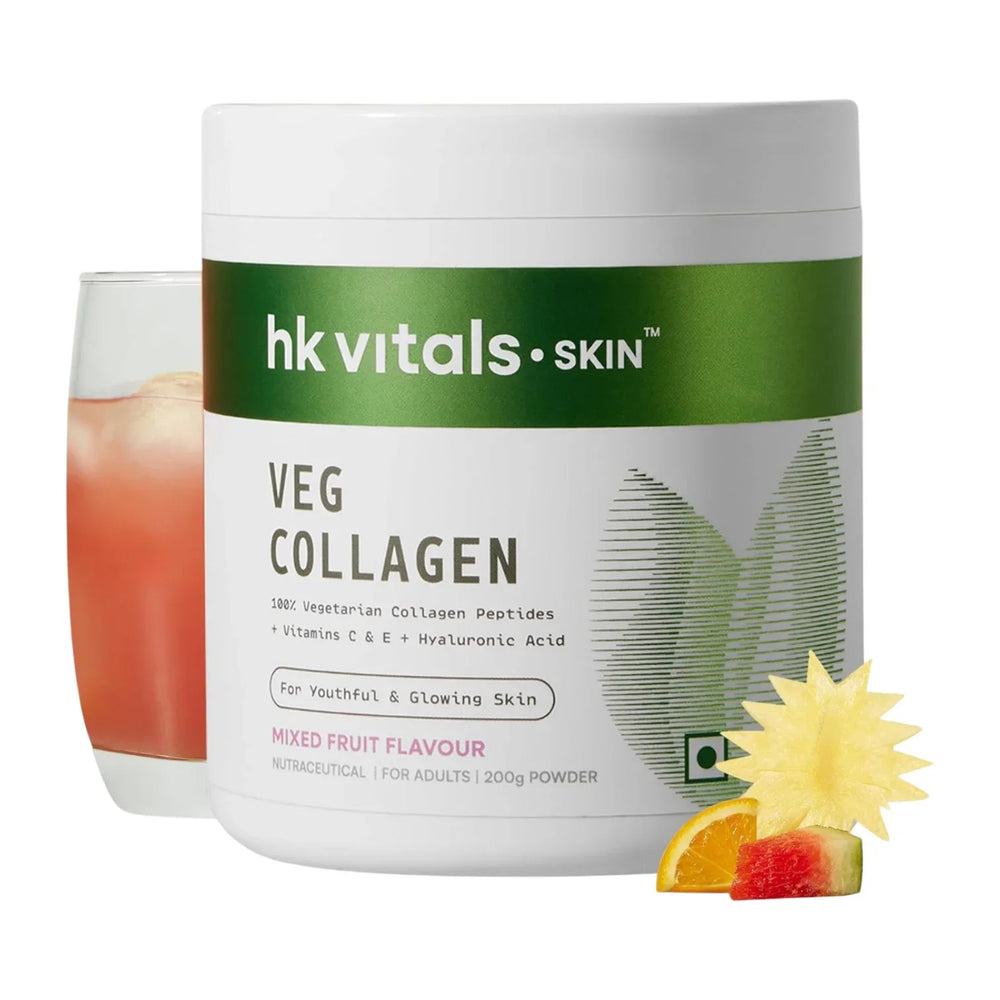 HK Vitals Skin Veg Collagen, 25 Servings - 200 Gm