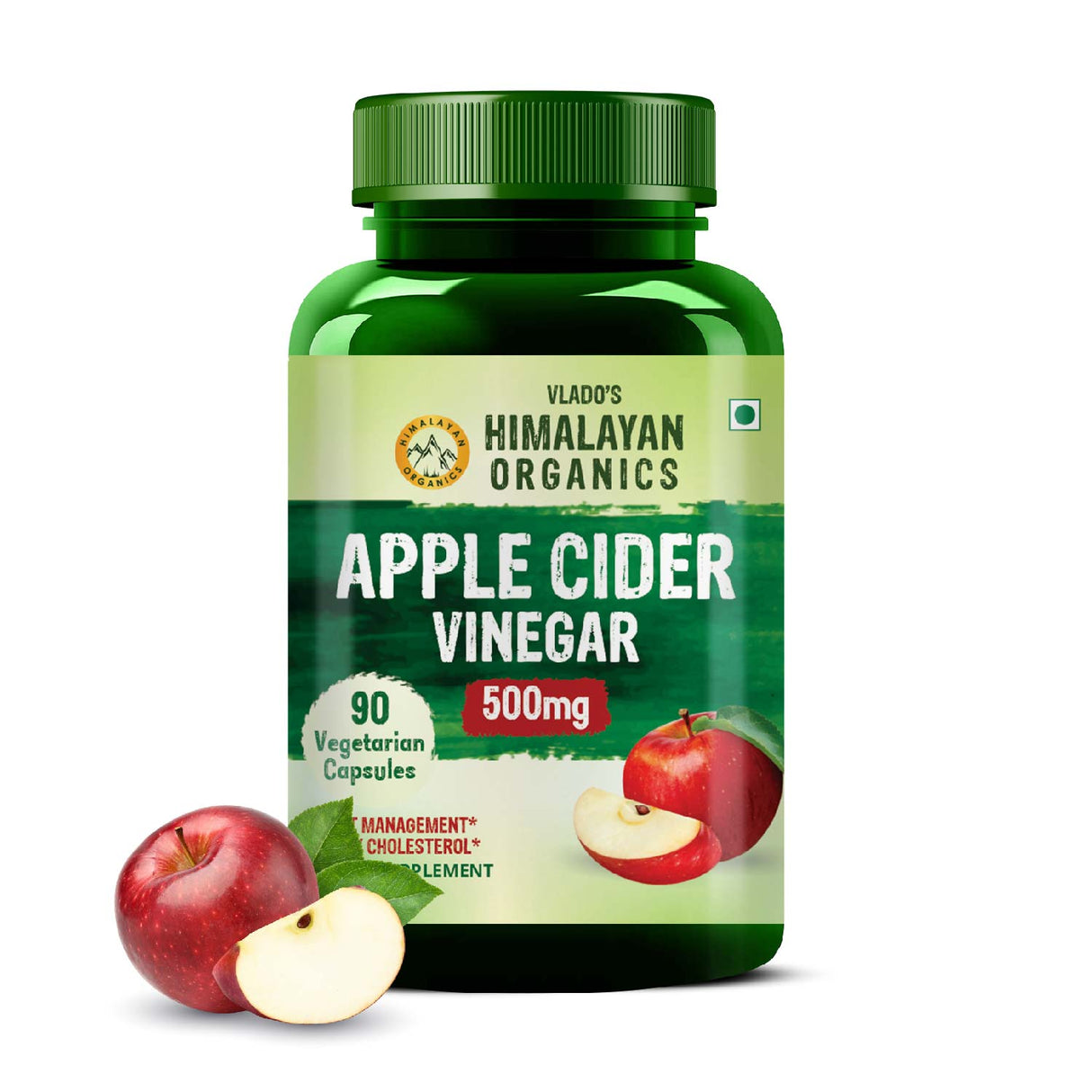 Himalayan Organics, Apple Cider Vinegar, 500mg 