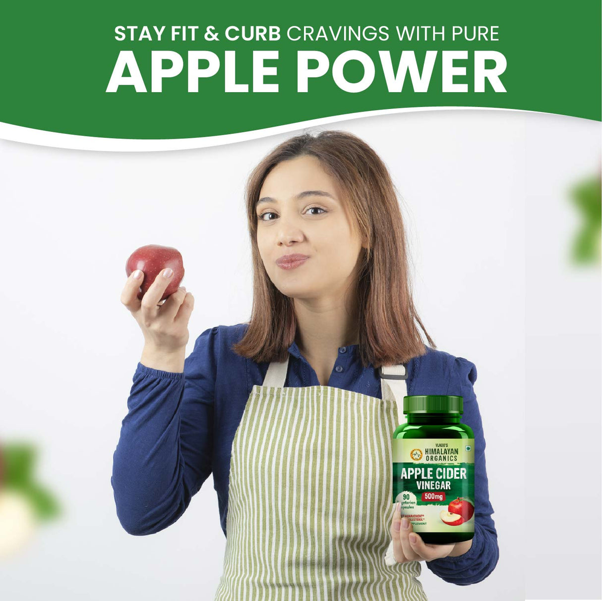 Himalayan Organics, Apple Cider Vinegar, 500mg 