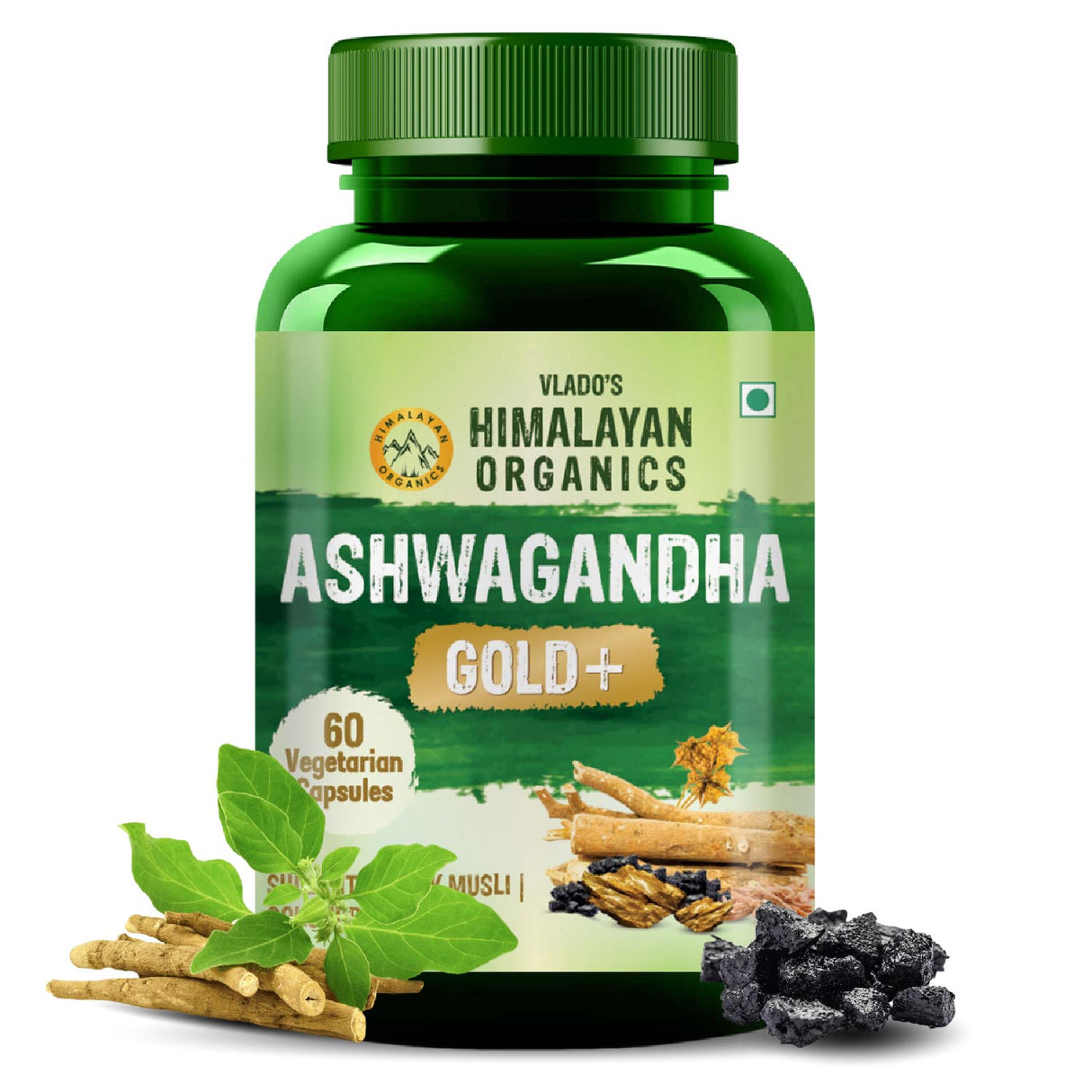 Himalayan Organics, Ashwagandha Gold Plus 