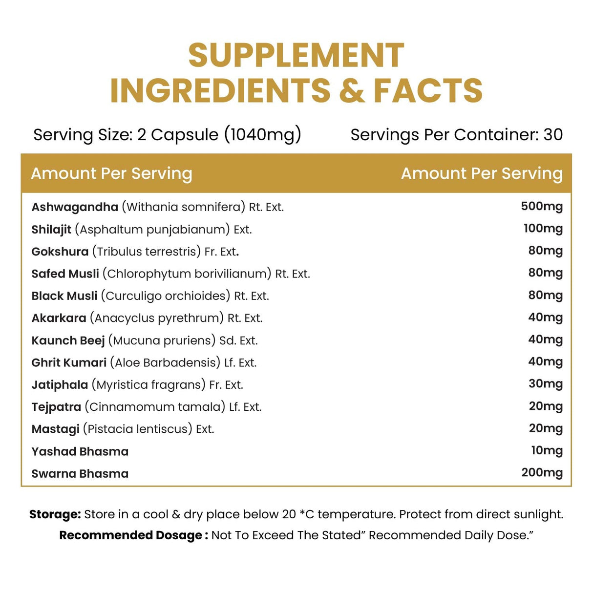 Himalayan Organics, Ashwagandha Gold Plus 
