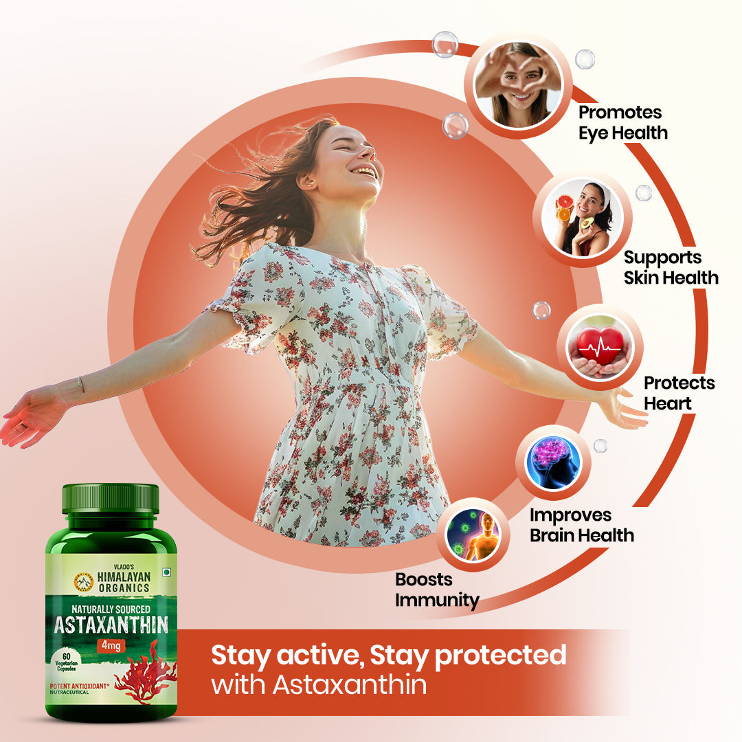 Himalayan Organics, Astaxanthin, 4mg 