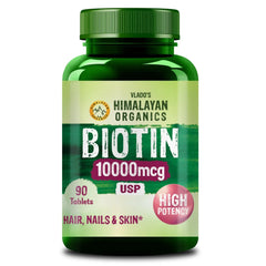 Vlado's Himalayan Organics, Biotin USP, 10000mcg - 90 Tablets