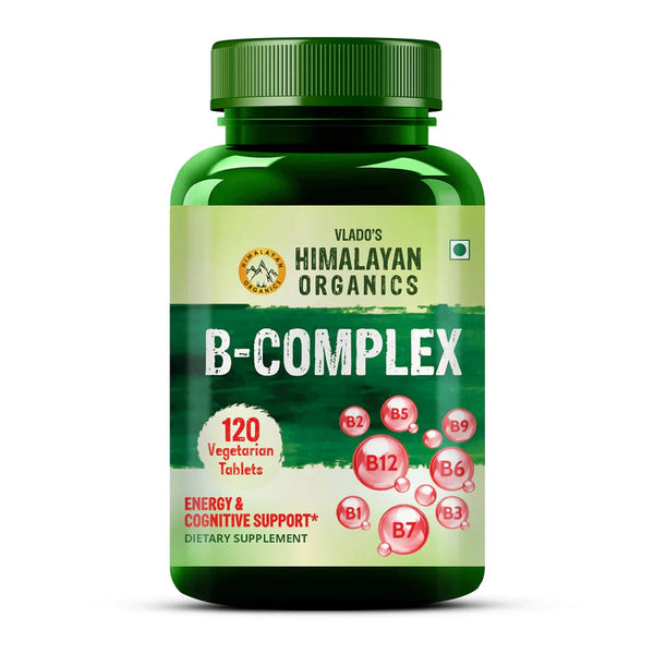 Buy Vlado's Himalayan Organics, Vitamin B Complex, 100% RDA - 120 Veg ...