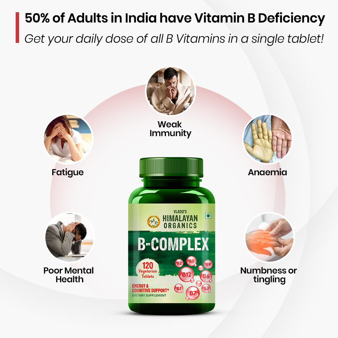 Himalayan Organics, Vitamin B Complex, 100% RDA 