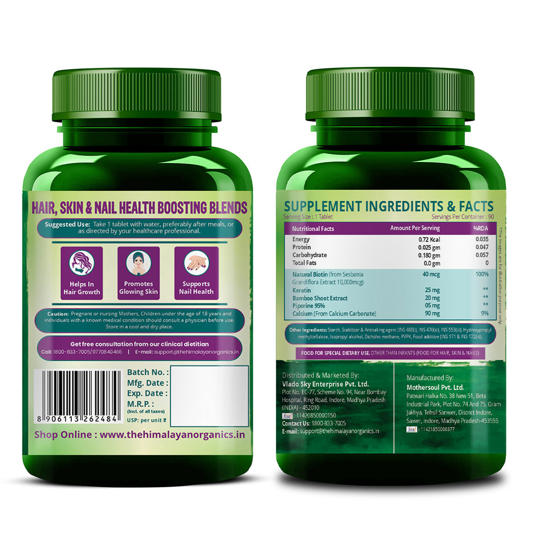 Himalayan Organics, Biotin, 10000mcg 