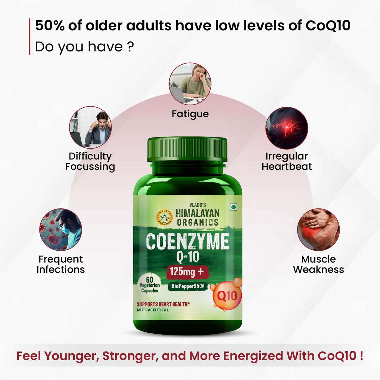 Himalayan Organics, CoQ10, 125mg 