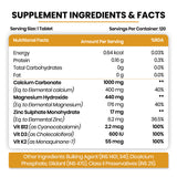 Himalayan Organics, Calcium Magnesium Zinc Vitamin D3 B12 K 