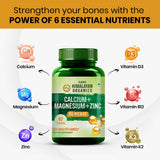 Himalayan Organics, Calcium Magnesium Zinc Vitamin D3 B12 K 