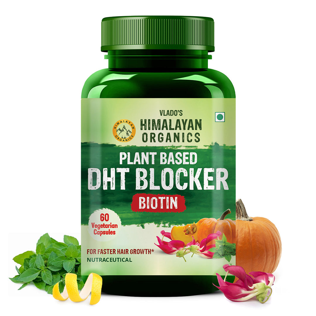 Himalayan Organics, DHT Blocker with Biotin Nettle Leaves 
