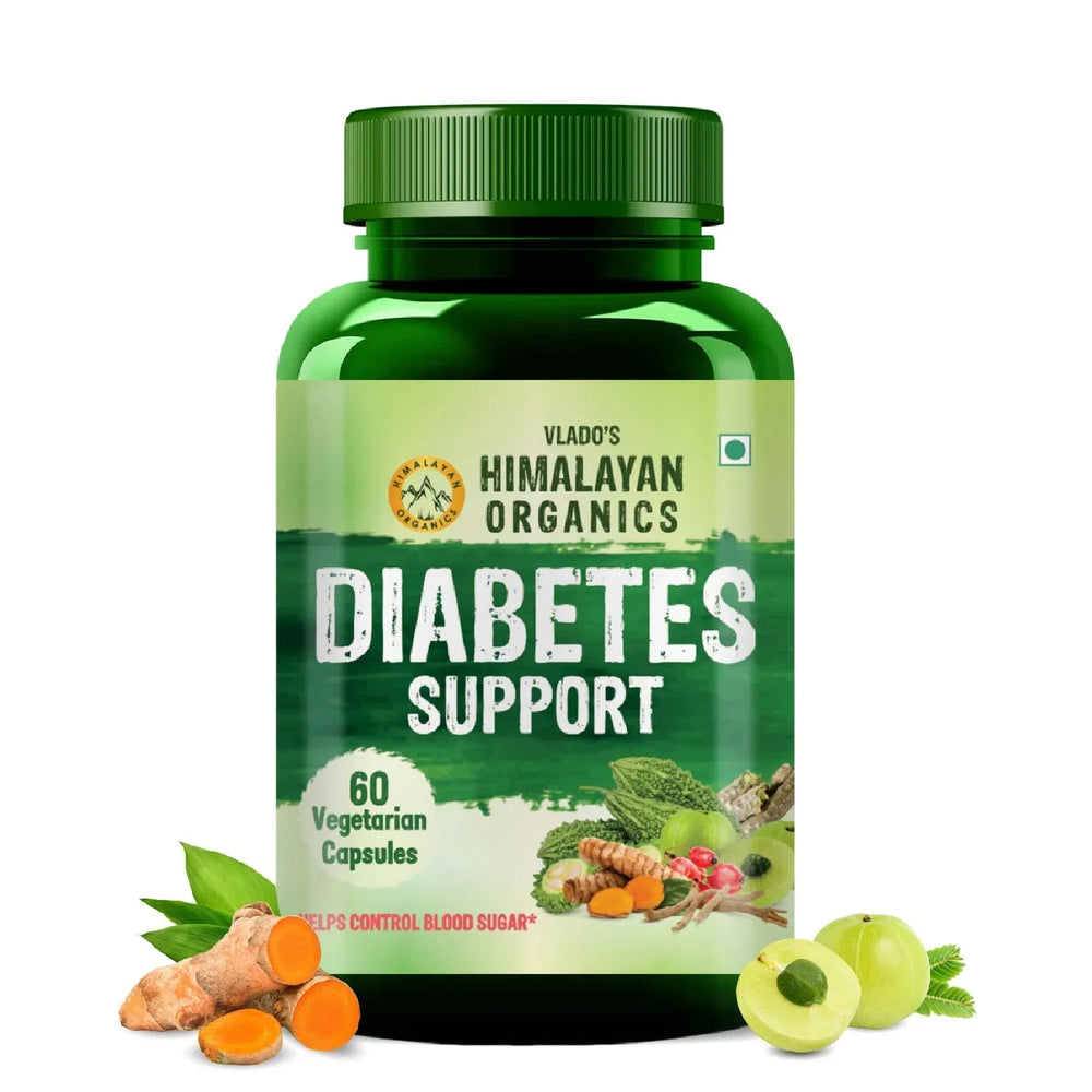 Vlado's Himalayan Organics, Diabetes Support - 60 Veg Capsules