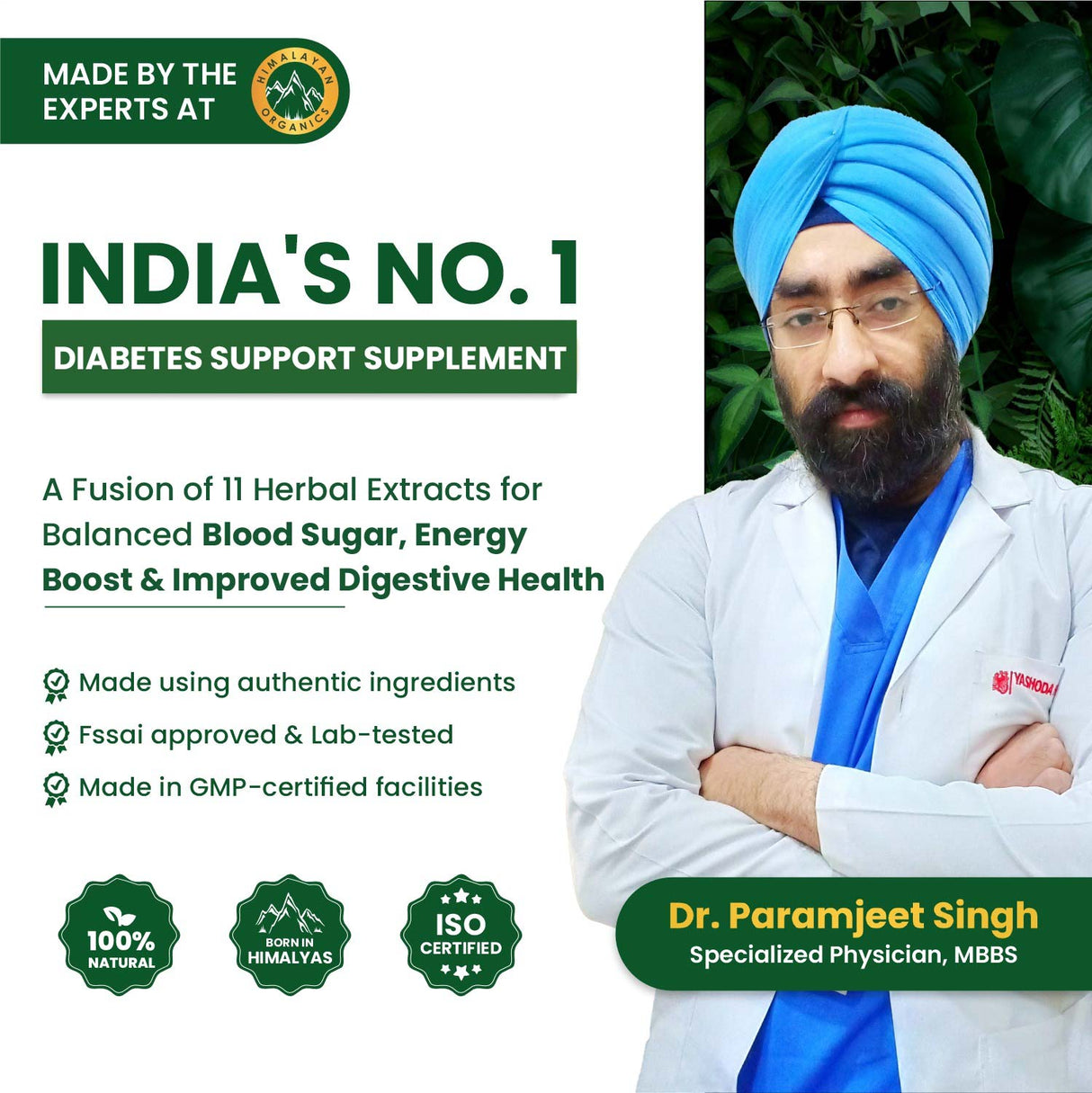 Himalayan Organics, Diabetes Support 