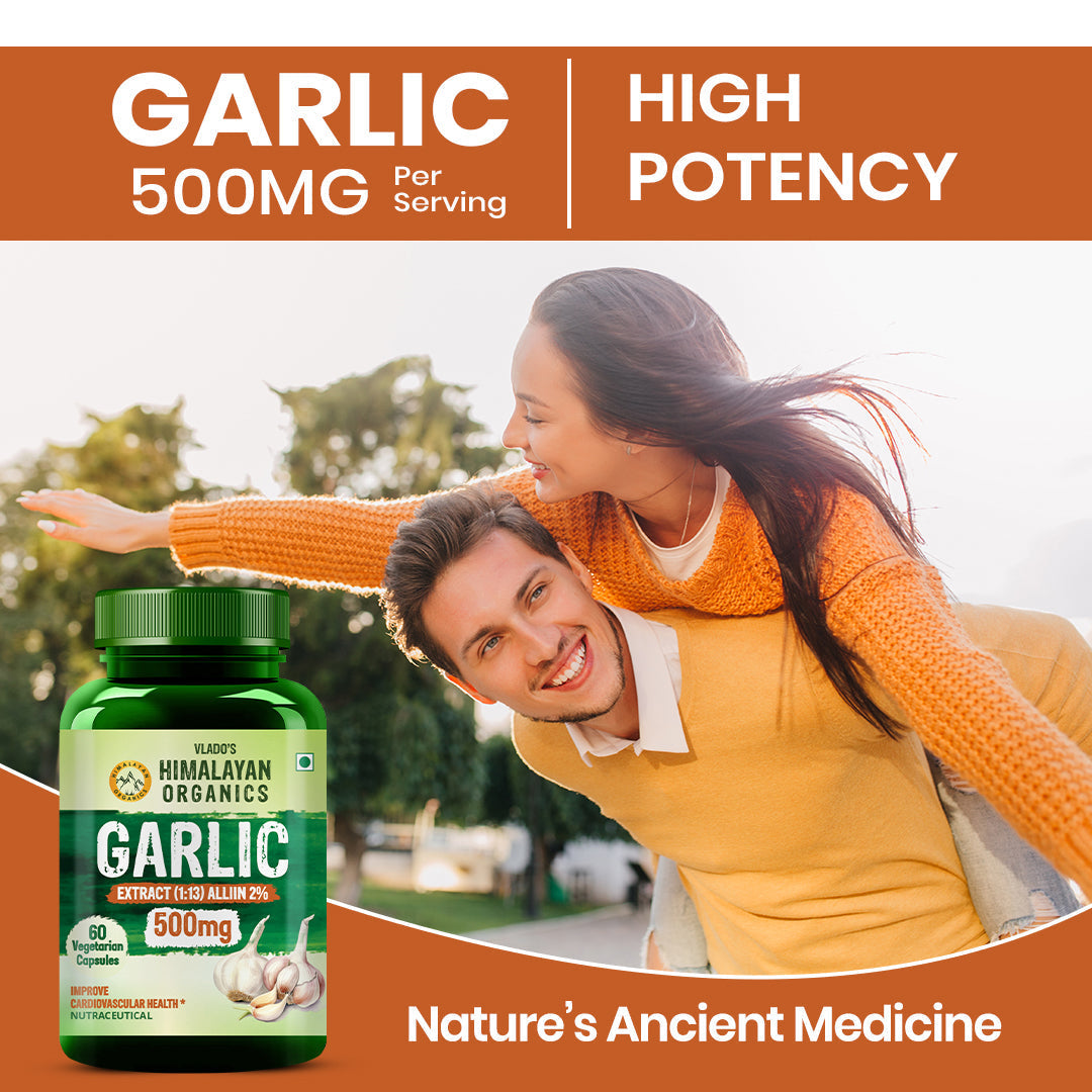 Himalayan Organics, Garlic Extract, 500mg 