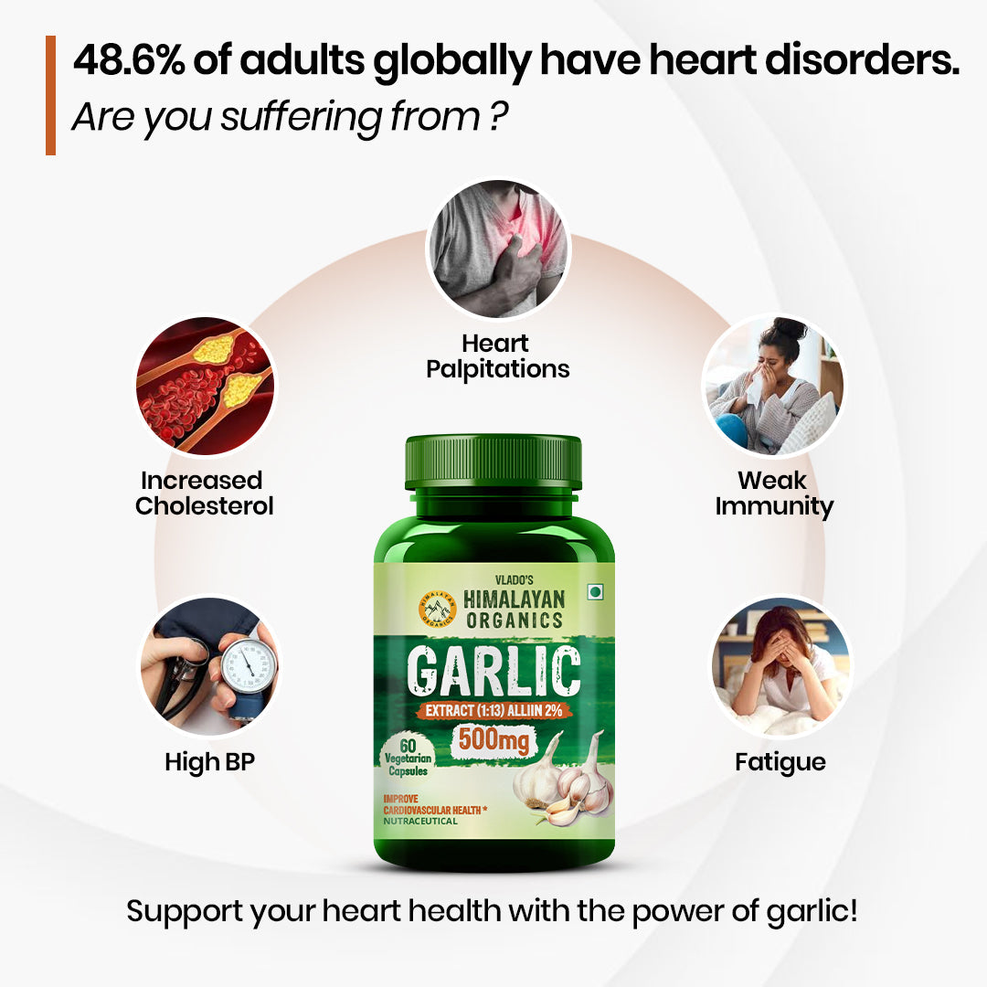 Himalayan Organics, Garlic Extract, 500mg 