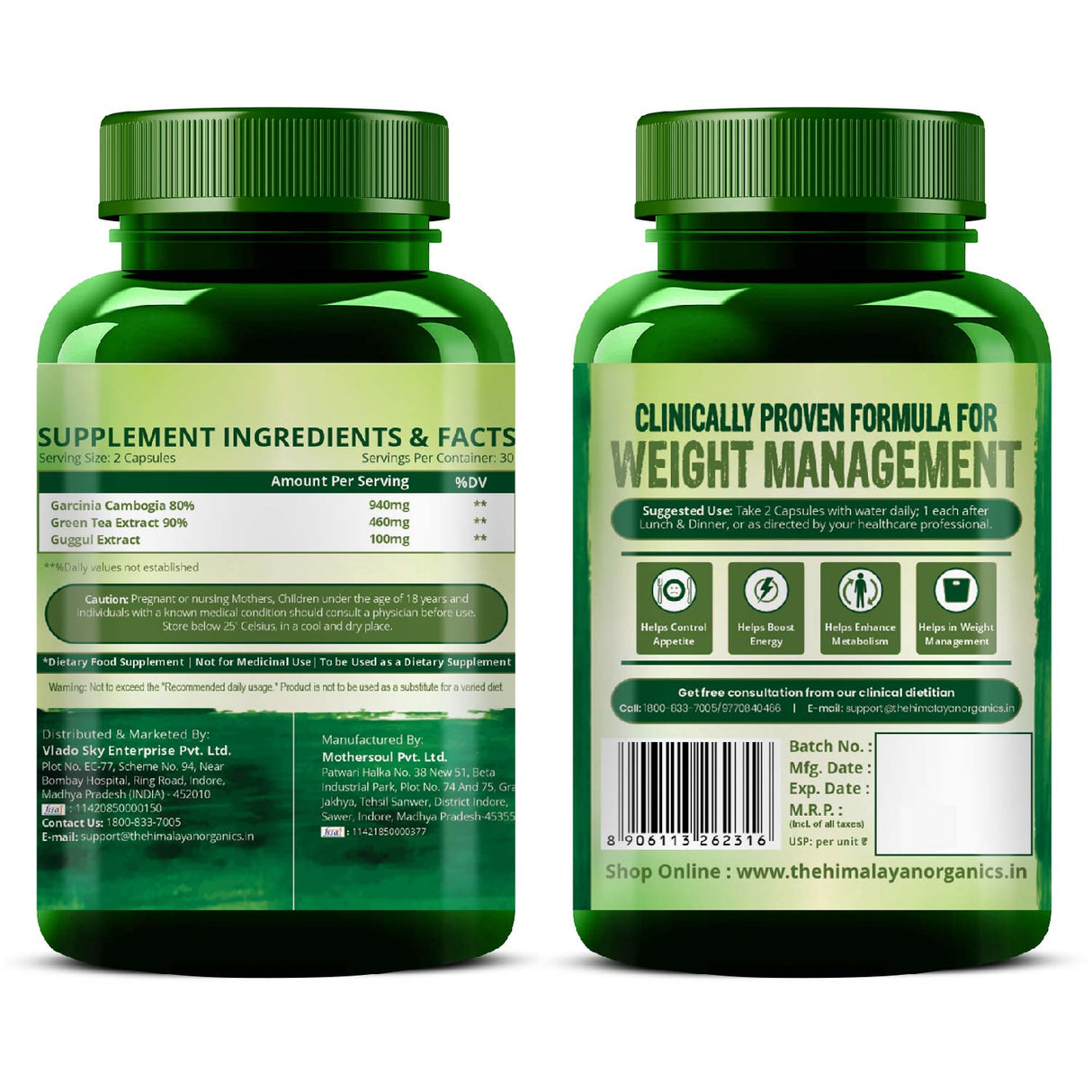 Himalayan Organics, Garcinia Cambogia Tea Extract, 1500mg 