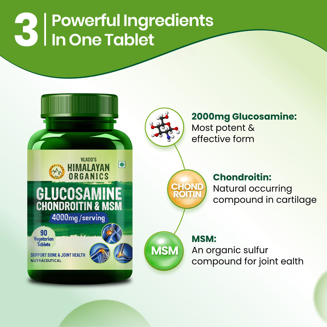 Himalayan Organics, Glucosamine Chondroitin MSM Boswellia 