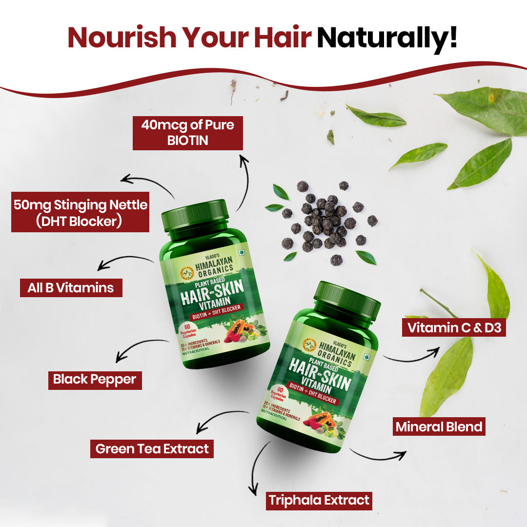 Himalayan Organics, DHT Blocker Vitamin B Complex 