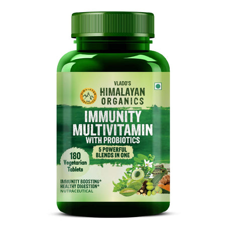 Himalayan Organics, Immunity Multivitamin with Probiotics, 40+ Nutrients 