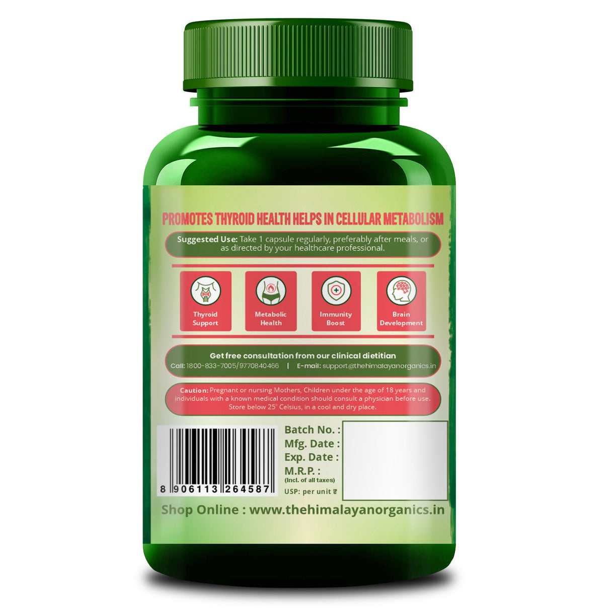 Himalayan Organics, Iodine 
