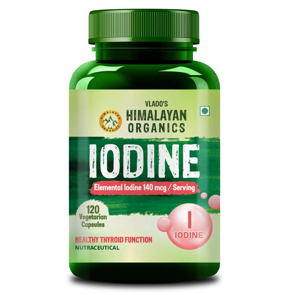 Vlado's Himalayan Organics, Iodine - 120 Veg Capsules