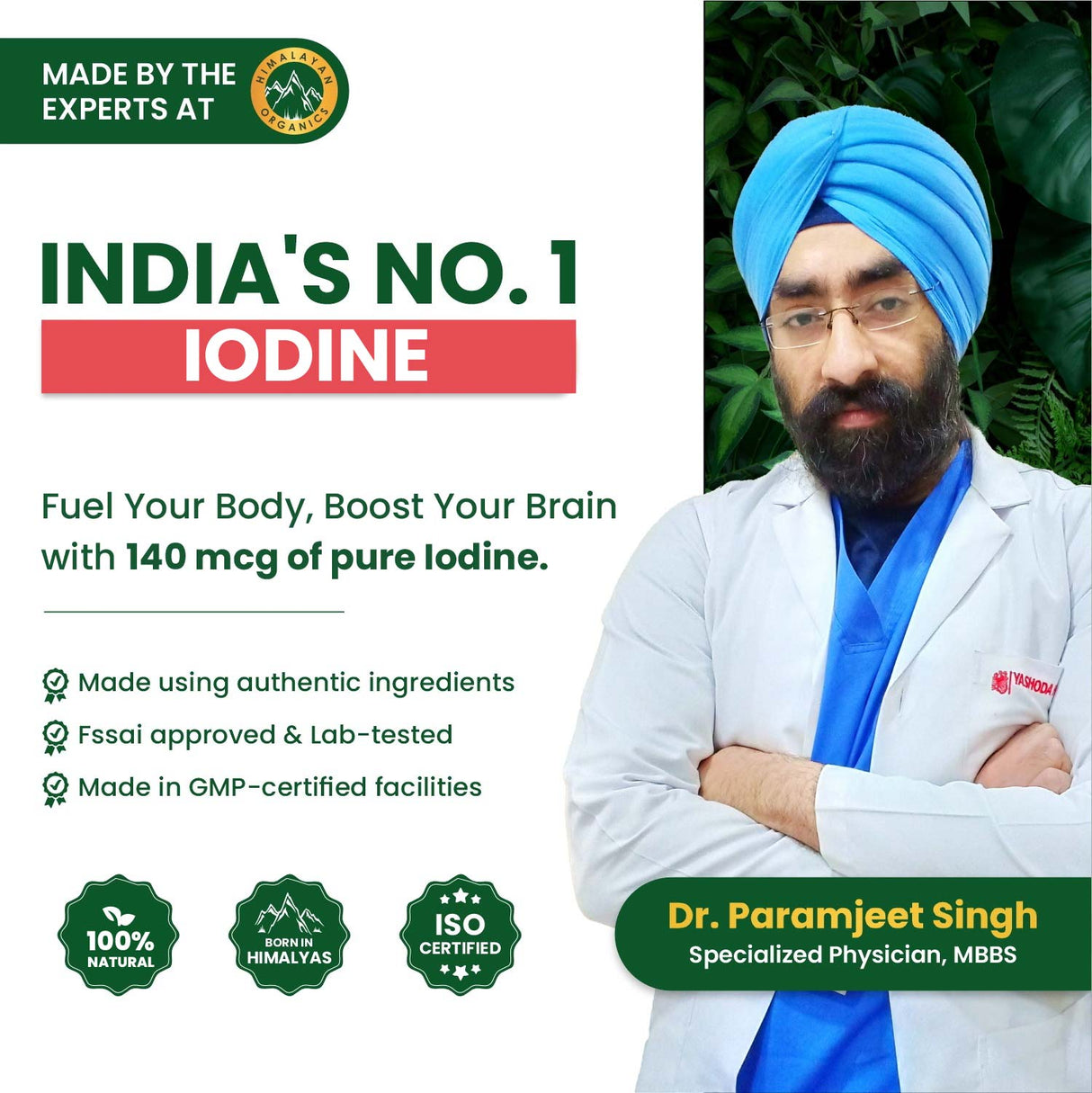 Himalayan Organics, Iodine 