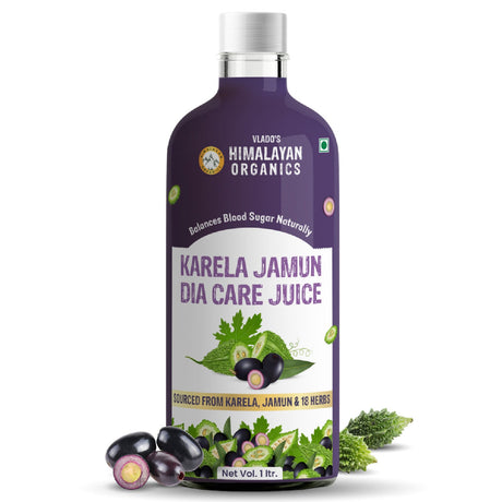 Himalayan Organics, Karela Jamun Juice with Ayurvedic Herbs 