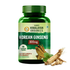 Vlado's Himalayan Organics, Korean Red Ginseng, 800mg - 60 Capsules