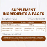 Himalayan Organics, Korean Red Ginseng, 800mg 