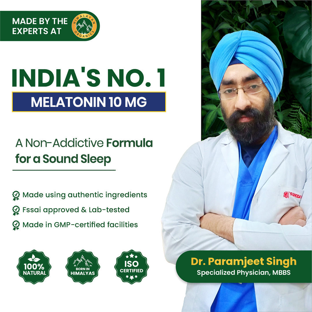 Himalayan Organics, Melatonin, 10mg 